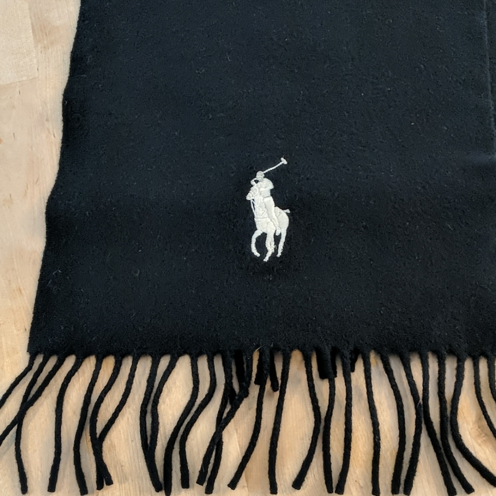 Lambswool Scarf-Polo by Ralph Lauren